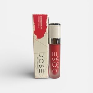🍓 Dose Of Colors Liquid Matte Lipstick | Strawberry Pop